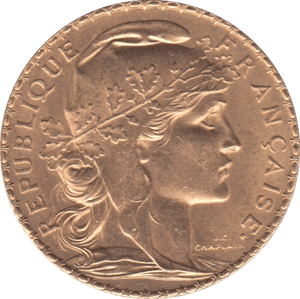 1907 GOLD 20 FRANCS FRANCE - Gold World Coins - Cambridgeshire Coins