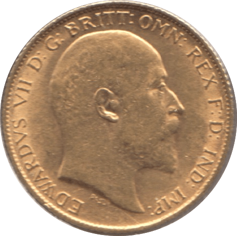 1907 GOLD HALF SOVEREIGN ( AUNC ) - Half Sovereign - Cambridgeshire Coins