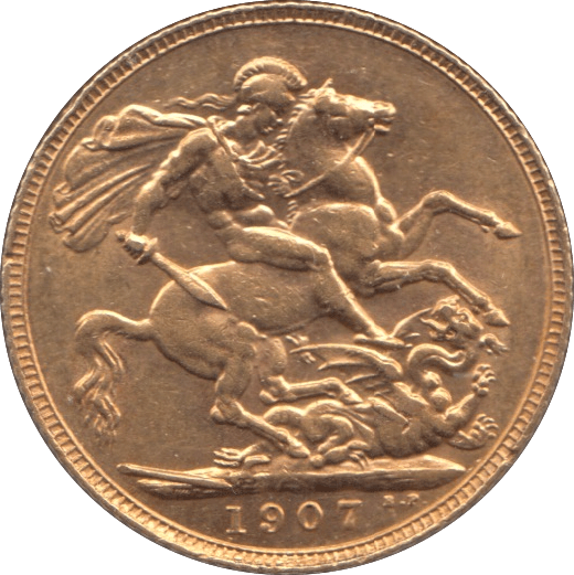 1907 GOLD SOVEREIGN ( AUNC ) - Sovereign - Cambridgeshire Coins