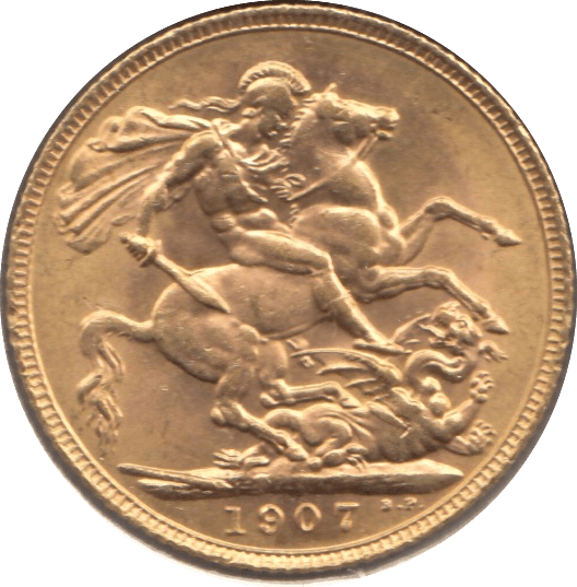1907 GOLD SOVEREIGN ( AUNC ) - Sovereign - Cambridgeshire Coins