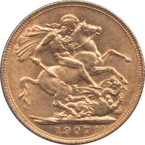 1907 GOLD SOVEREIGN ( EF ) I - Sovereign - Cambridgeshire Coins