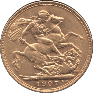 1907 GOLD SOVEREIGN ( EF ) - Sovereign - Cambridgeshire Coins