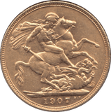 1907 GOLD SOVEREIGN ( EF ) - Sovereign - Cambridgeshire Coins