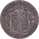 1907 HALFCROWN ( F ) - Halfcrown - Cambridgeshire Coins
