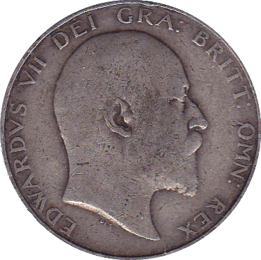1907 HALFCROWN ( F ) - Halfcrown - Cambridgeshire Coins