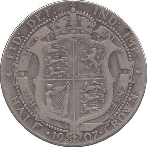 1907 HALFCROWN ( FINE ) 4 - Halfcrown - Cambridgeshire Coins