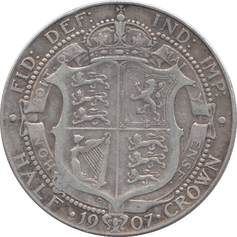 1907 HALFCROWN ( FINE ) 4 - Halfcrown - Cambridgeshire Coins