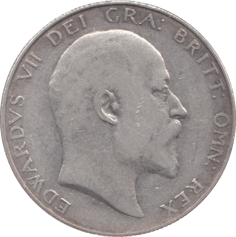 1907 HALFCROWN ( FINE ) 6 - Halfcrown - Cambridgeshire Coins