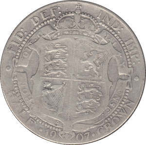 1907 HALFCROWN ( FINE ) 7 - Halfcrown - Cambridgeshire Coins