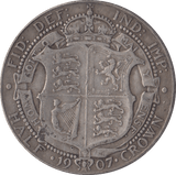 1907 HALFCROWN ( FINE ) - Halfcrown - Cambridgeshire Coins