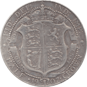 1907 HALFCROWN ( GF ) 1 - Halfcrown - Cambridgeshire Coins