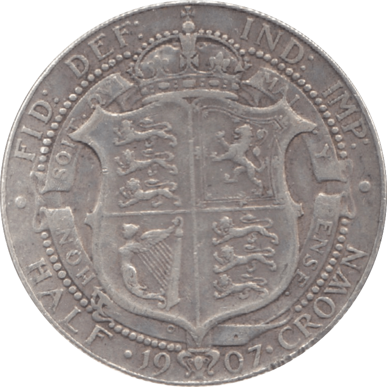 1907 HALFCROWN ( GF ) 1 - Halfcrown - Cambridgeshire Coins