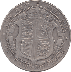 1907 HALFCROWN ( GF ) 4 - Halfcrown - Cambridgeshire Coins