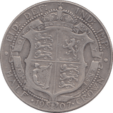 1907 HALFCROWN ( GF ) 4 - Halfcrown - Cambridgeshire Coins