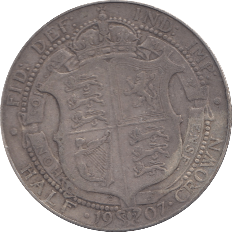 1907 HALFCROWN ( GF ) 6 - Halfcrown - Cambridgeshire Coins