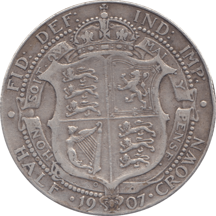 1907 HALFCROWN ( GF ) - Halfcrown - Cambridgeshire Coins