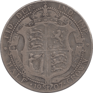 1907 HALFCROWN ( NF ) - Halfcrown - Cambridgeshire Coins