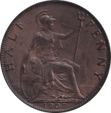 1907 HALFPENNY ( UNC ) - Halfpenny - Cambridgeshire Coins