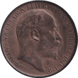 1907 HALFPENNY ( UNC ) - Halfpenny - Cambridgeshire Coins