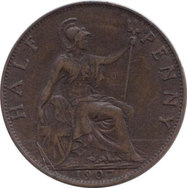 1907 HALFPENNY ( VF ) - HALFPENNY - Cambridgeshire Coins