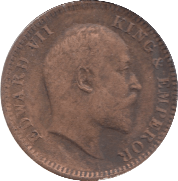 1907 INDIA 1/4 ANNA - WORLD COINS - Cambridgeshire Coins