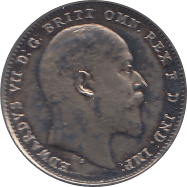 1907 MAUNDY THREEPENCE ( UNC ) - Maundy Coins - Cambridgeshire Coins