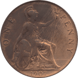 1907 PENNY 2 ( UNC ) 7A - Penny - Cambridgeshire Coins