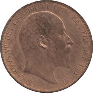 1907 PENNY 2 ( UNC ) 7A - Penny - Cambridgeshire Coins