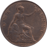 1907 PENNY ( AUNC ) - Penny - Cambridgeshire Coins