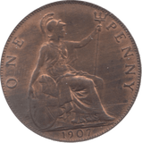 1907 PENNY ( EF ) 7 - Penny - Cambridgeshire Coins