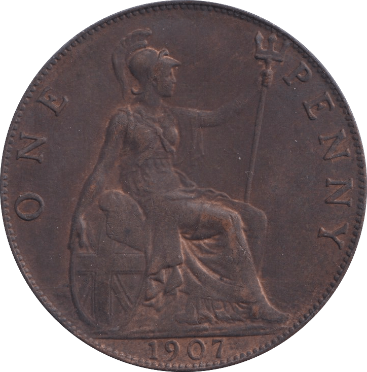 1907 PENNY ( GVF ) - Penny - Cambridgeshire Coins