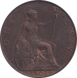 1907 PENNY ( GVF ) - Penny - Cambridgeshire Coins