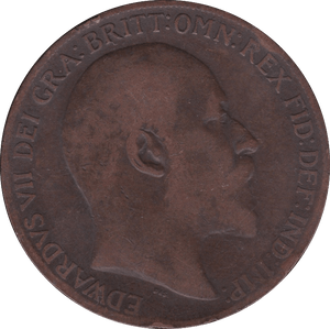 1907 PENNY ( POOR ) - Penny - Cambridgeshire Coins