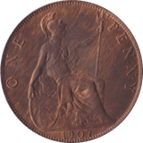1907 PENNY ( UNC ) - Penny - Cambridgeshire Coins
