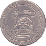 1907 SHILLING ( EF ) A - Shilling - Cambridgeshire Coins