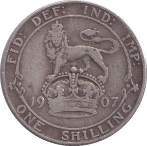 1907 SHILLING ( FINE ) - Shilling - Cambridgeshire Coins