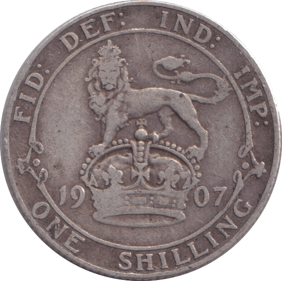 1907 SHILLING ( FINE ) - Shilling - Cambridgeshire Coins