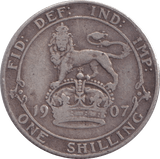 1907 SHILLING ( FINE ) - Shilling - Cambridgeshire Coins