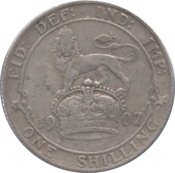 1907 SHILLING ( FINE ) - Shilling - Cambridgeshire Coins