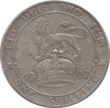 1907 SHILLING ( FINE ) - Shilling - Cambridgeshire Coins