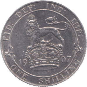 1907 SHILLING ( GVF ) 9 - Shilling - Cambridgeshire Coins