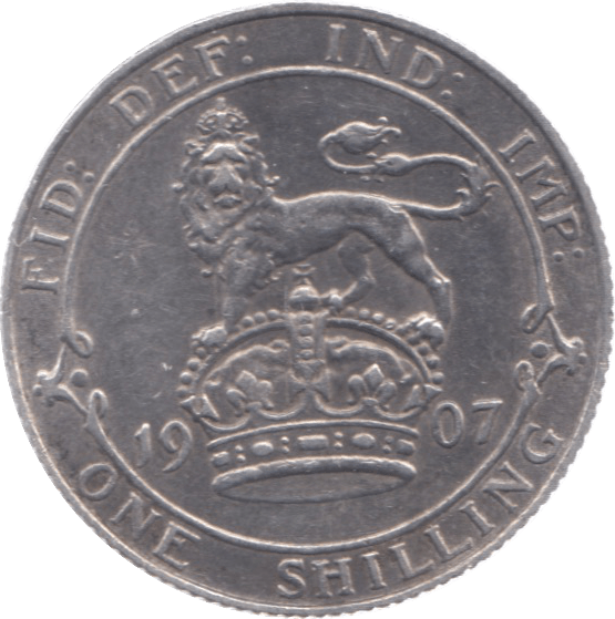 1907 SHILLING ( GVF ) 9 - Shilling - Cambridgeshire Coins