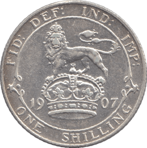 1907 SHILLING ( GVF ) - Shilling - Cambridgeshire Coins