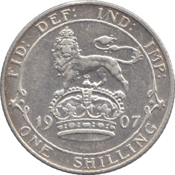 1907 SHILLING ( GVF ) - Shilling - Cambridgeshire Coins