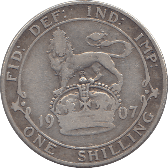 1907 SHILLING ( NF ) 4 - Shilling - Cambridgeshire Coins