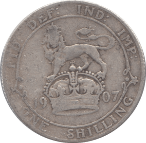 1907 SHILLING ( NF ) - Shilling - Cambridgeshire Coins