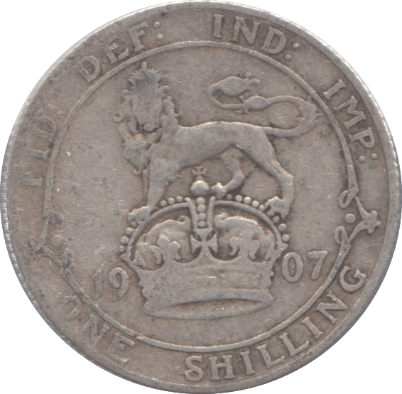 1907 SHILLING ( NF ) - Shilling - Cambridgeshire Coins