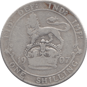 1907 SHILLING ( NF ) - Shilling - Cambridgeshire Coins