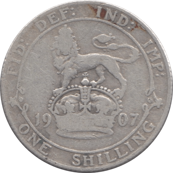 1907 SHILLING ( NF ) - Shilling - Cambridgeshire Coins