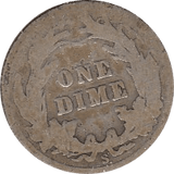 1907 SILVER DIME USA - SILVER WORLD COINS - Cambridgeshire Coins